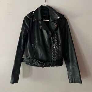 Forever 21 Black Moto Jacket